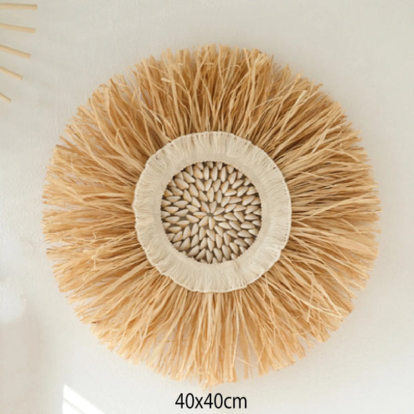 Straw Rattan Wall Basket-ToShay.org