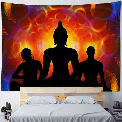 Buddha Meditation Tapestry-ToShay.org