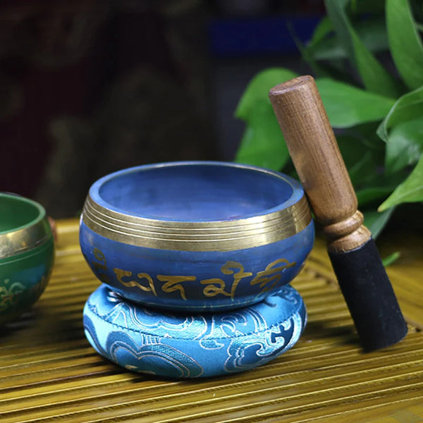 Blue Tibetan Singing Bowl-ToShay.org