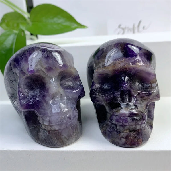 Purple Dream Amethyst Skull-ToShay.org