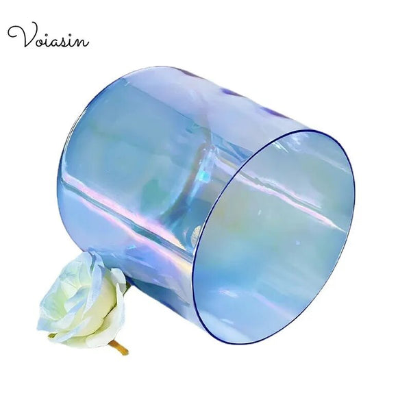 Blue Clear Crystal Singing Bowl-ToShay.org