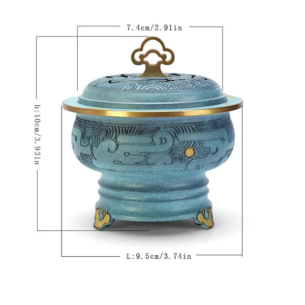 Cloud Copper Incense Burner-ToShay.org