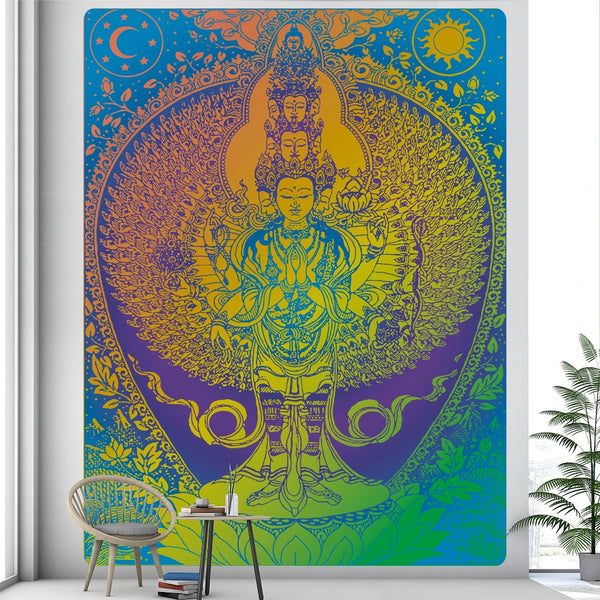 Buddha Art Tapestry-ToShay.org