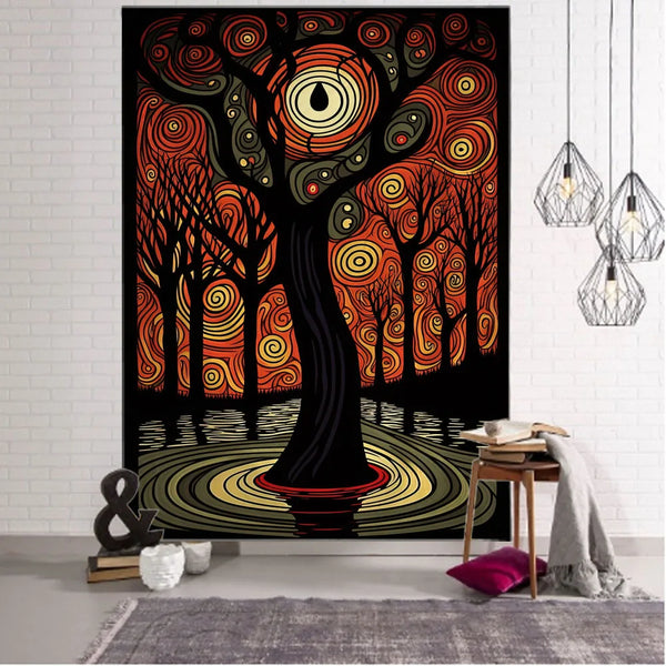 Moon Art Tapestry-ToShay.org