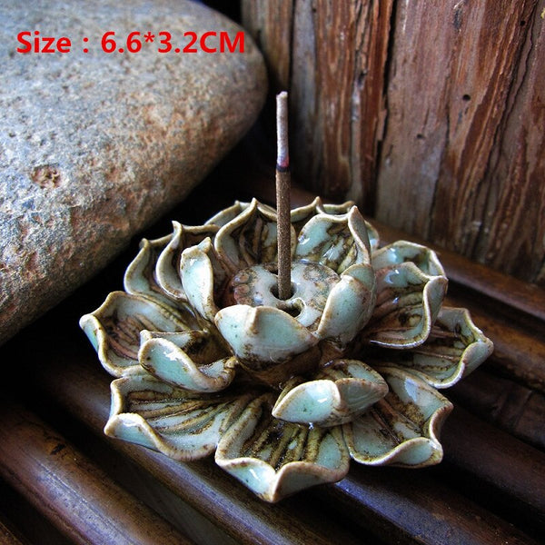 Lotus Flower Incense Stick Holder-ToShay.org