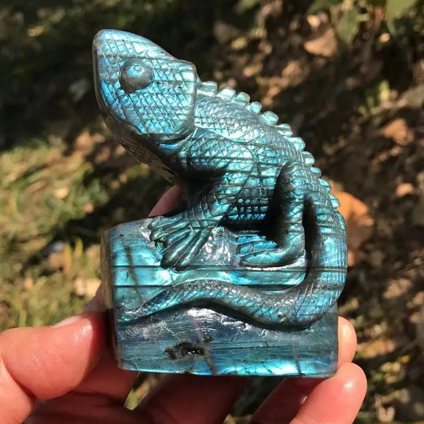 Blue Labradorite Lizard-ToShay.org