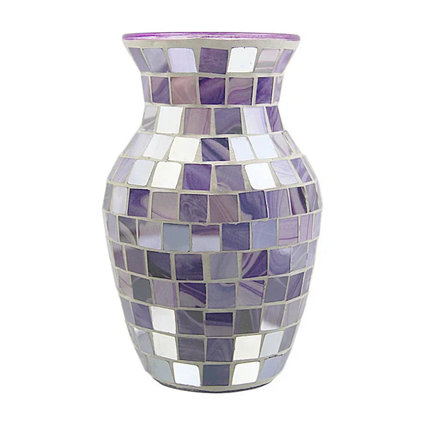 Mosaic Glass Vase-ToShay.org