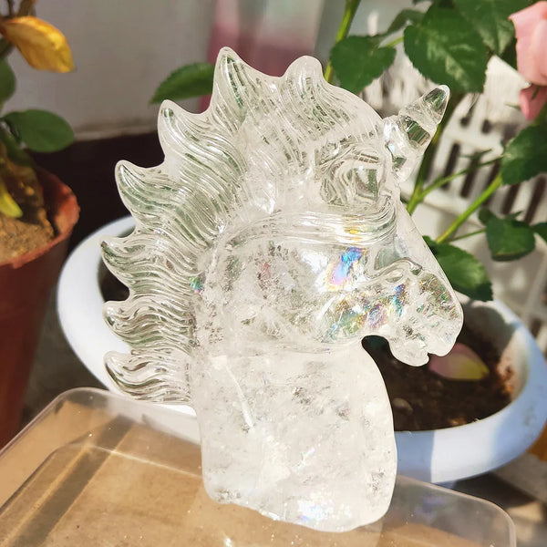 Clear Crystal Unicorn-ToShay.org