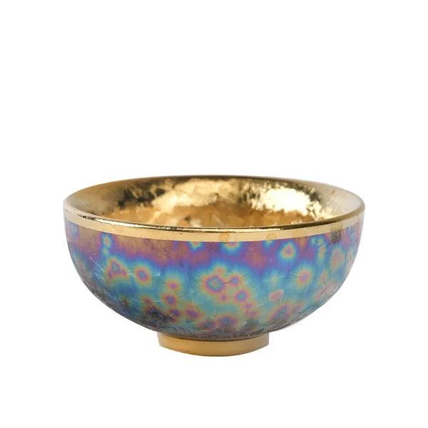 Gold Glazed Ceramic Teacups-ToShay.org