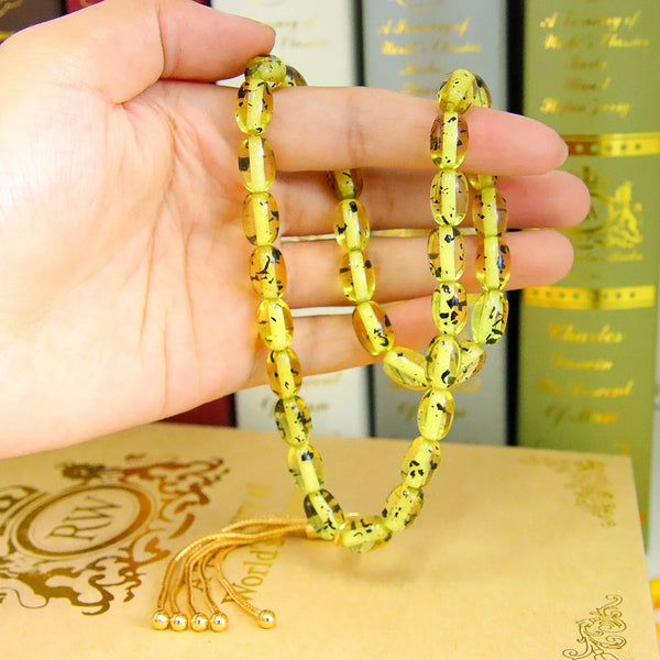 Yellow Gold Prayer Beads-ToShay.org