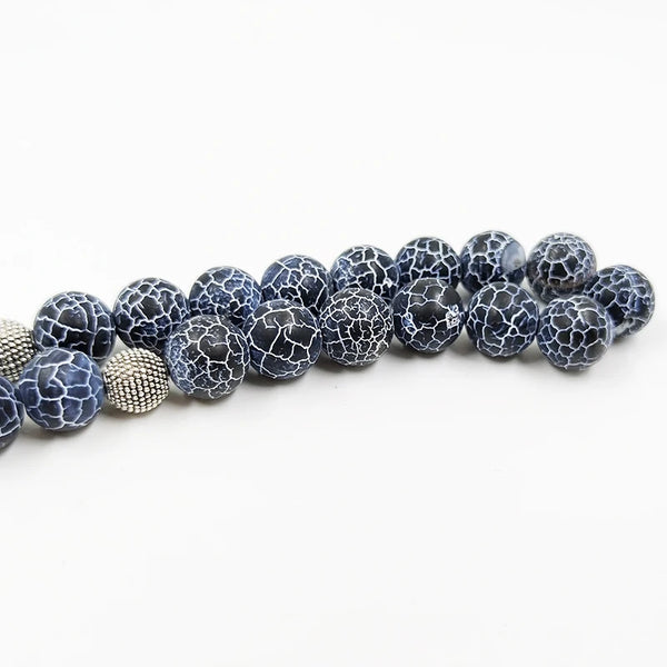 Blue Agate Prayer Beads-ToShay.org