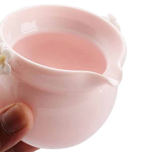 Pink Ceramic Tea Set-ToShay.org