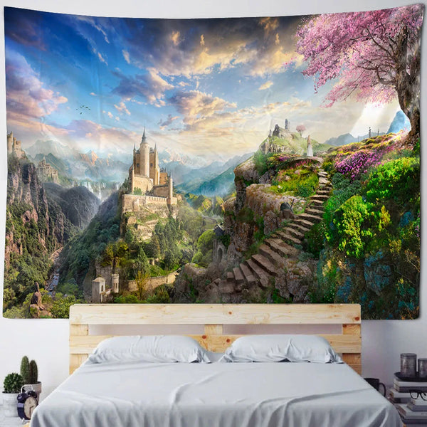 Fantasy Landscape Tapestry-ToShay.org