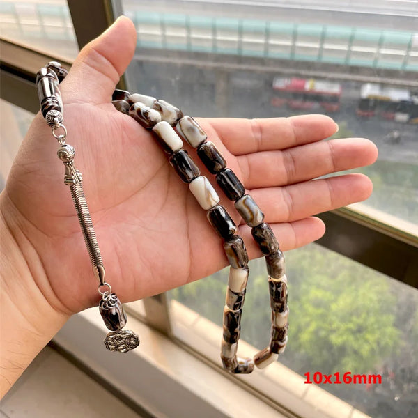 Black White Prayer Beads-ToShay.org