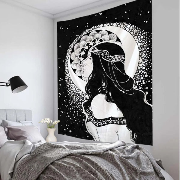 Moon Art Tapestry-ToShay.org