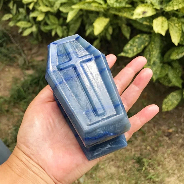 Blue Aventurine Coffin-ToShay.org