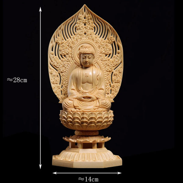 Wood Bodhisattva Statue-ToShay.org