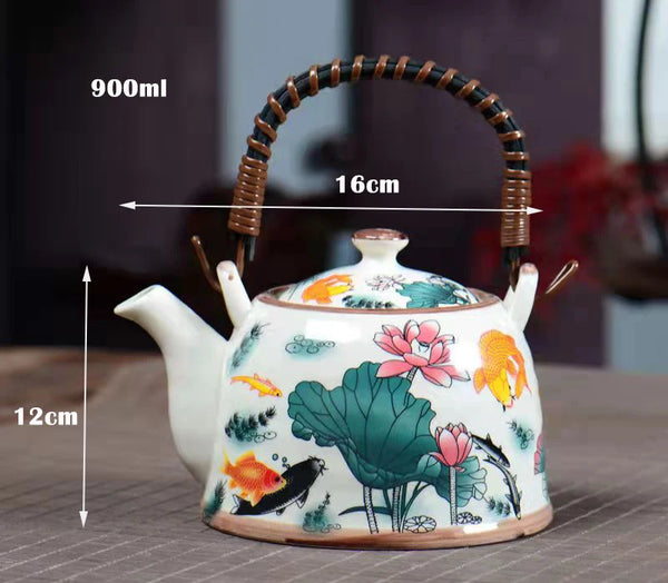 Glaze Porcelain Tea Pot-ToShay.org