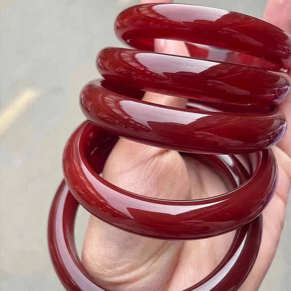 Red Jade Bangle-ToShay.org