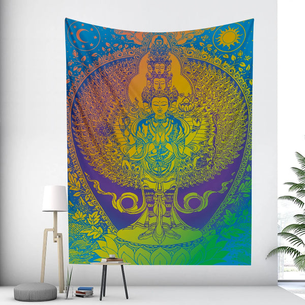 Buddha Art Tapestry-ToShay.org