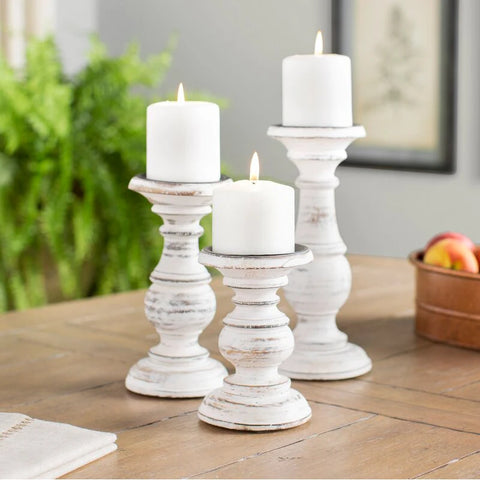 White Candle Stands-ToShay.org