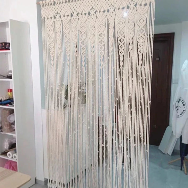 Macrame Door Curtain-ToShay.org