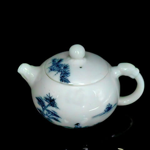 Blue White Porcelain Teapot-ToShay.org