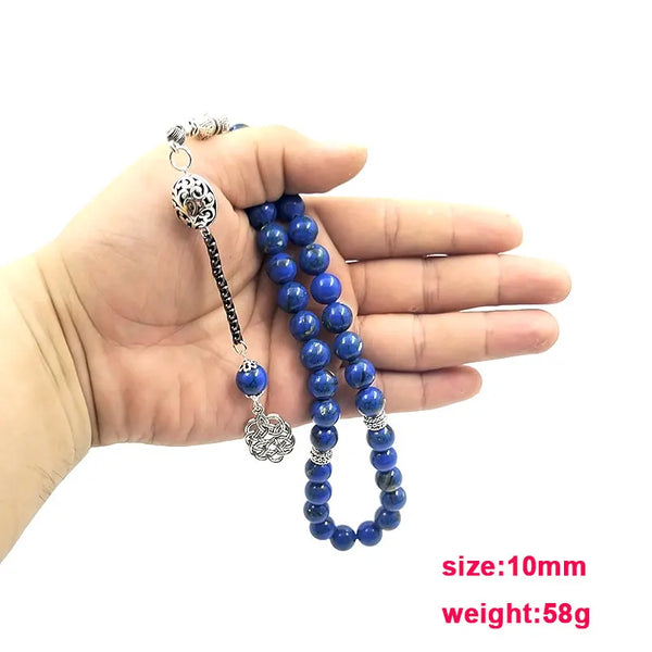 Blue Stone Prayer Beads-ToShay.org