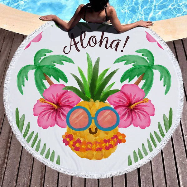 Pineapple Beach Mat-ToShay.org