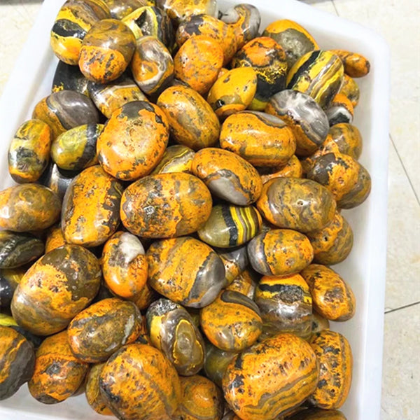 Yellow Bumblebee Jasper Stones-ToShay.org