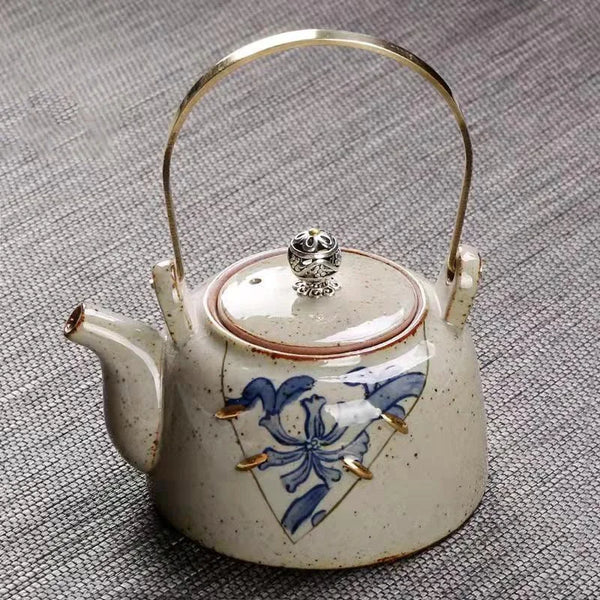 Glazed Ceramic Beam Teapot-ToShay.org