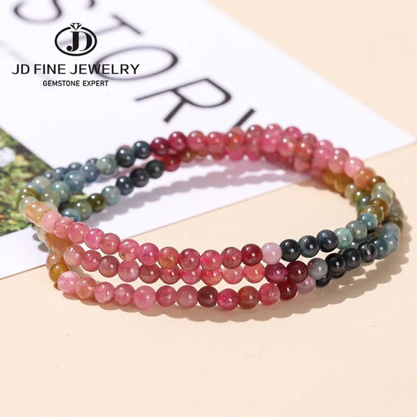 Pink Tourmaline Wrap Bracelet-ToShay.org