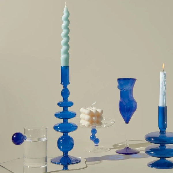 Glass Candle Holder-ToShay.org