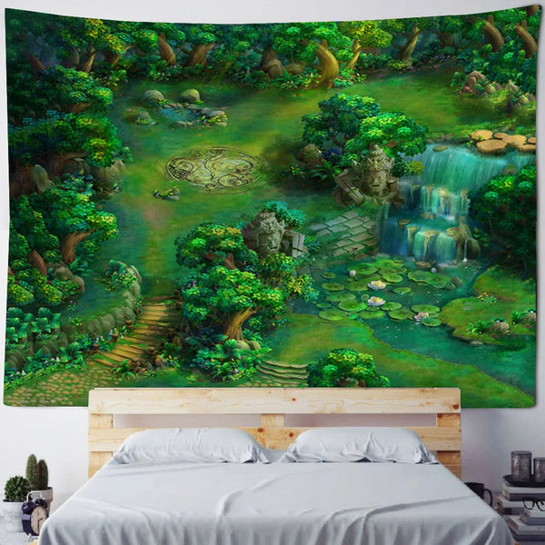 Fairy Tale Forest Tapestry-ToShay.org