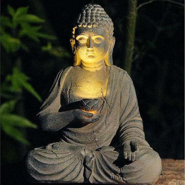 Solar Buddha Statue-ToShay.org