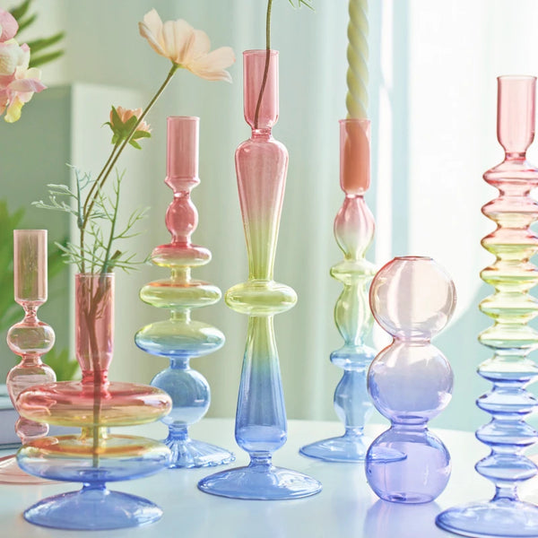 Glass Candle Holder-ToShay.org