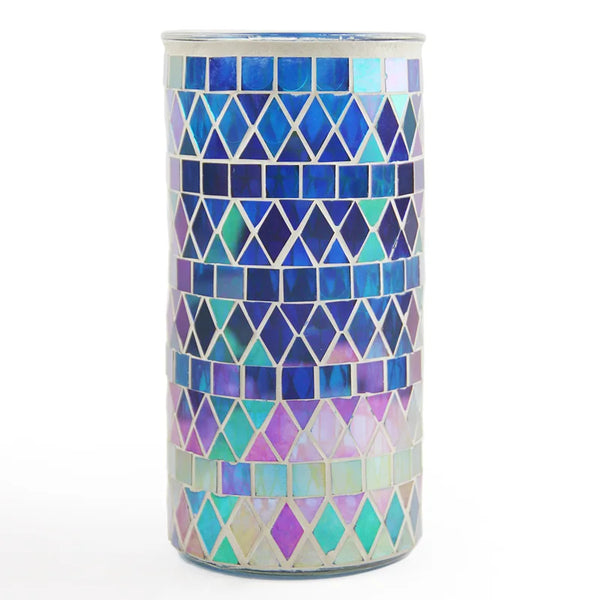 Mosaic Glass Vase-ToShay.org