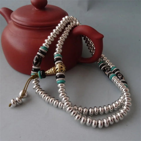 Silver Mala Beads-ToShay.org