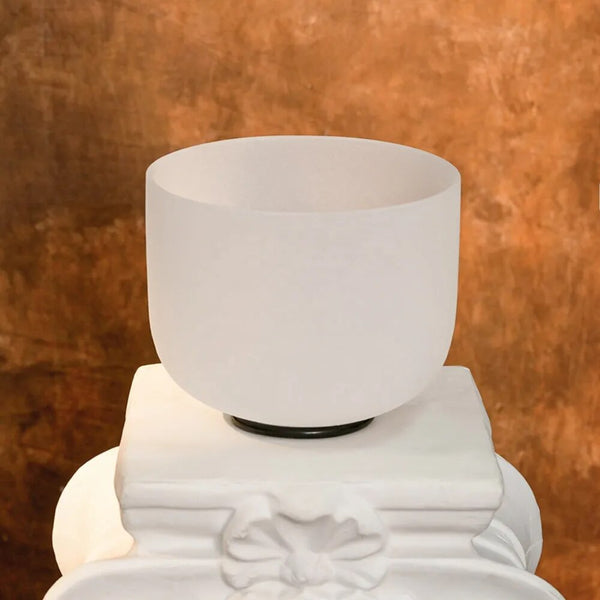 White Crystal Singing Bowl-ToShay.org