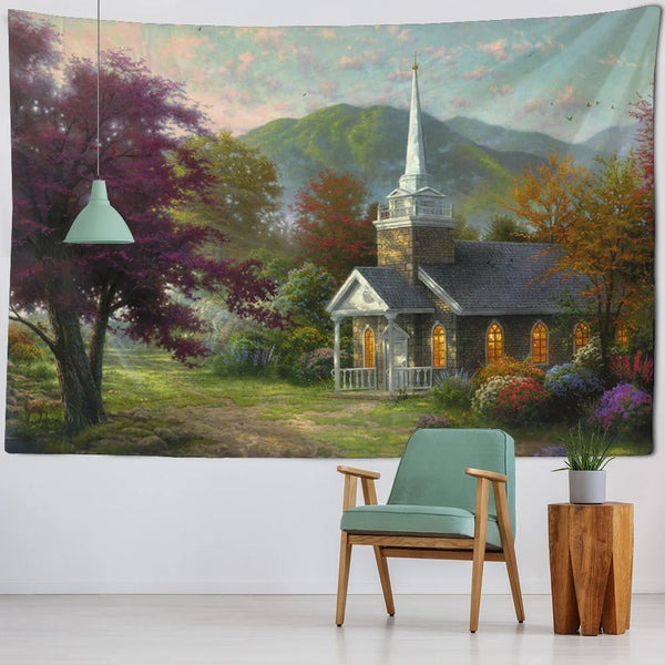 Forest Landscape Art Tapestry-ToShay.org