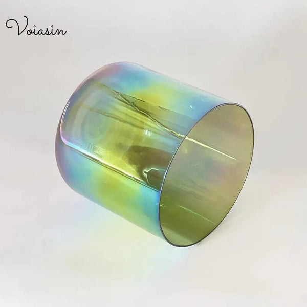 Blue Green Crystal Singing Bowl-ToShay.org