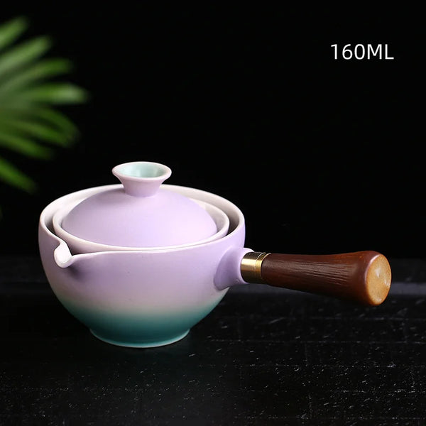 Glazed Ceramic Rotation Tea Maker-ToShay.org