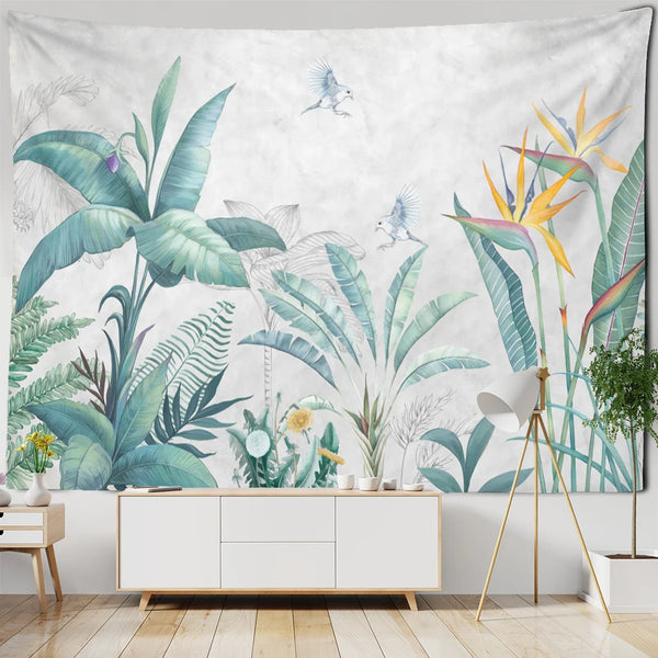 Tropical Plant Tapestry-ToShay.org