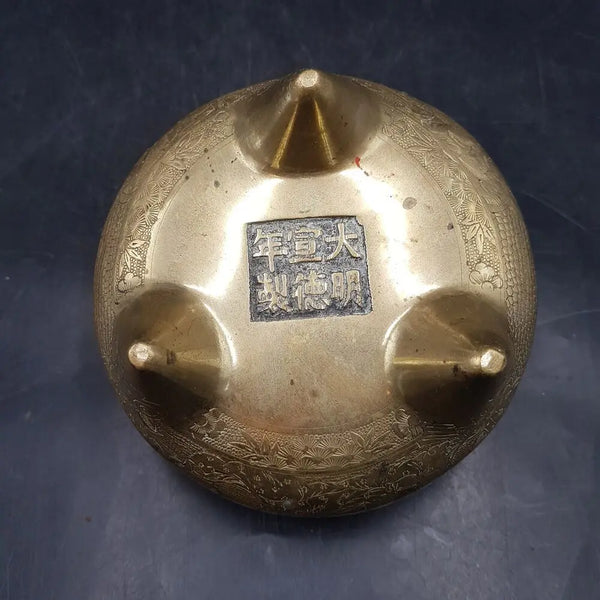 Brass Incense Pot-ToShay.org