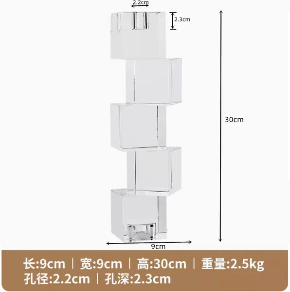 Crystal Candlestick Holders-ToShay.org