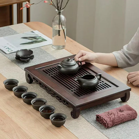 Bamboo Tea Tray-ToShay.org