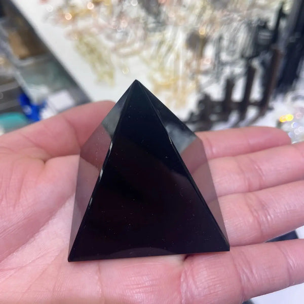 Black Obsidian Pyramid-ToShay.org