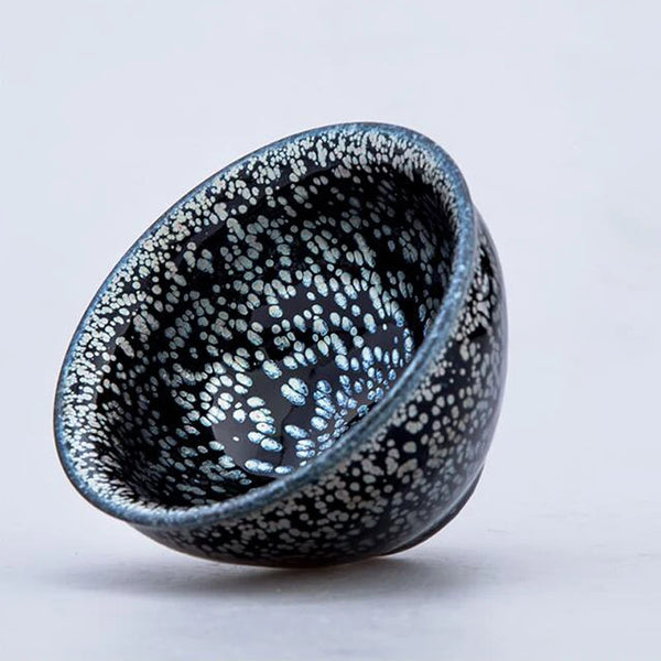 Black Silver Glaze Ceramic Cups-ToShay.org