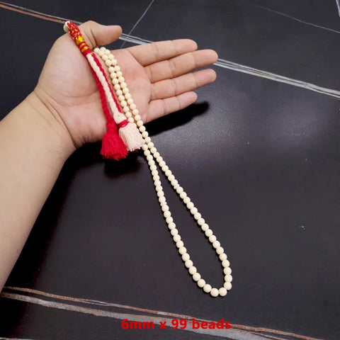 White Prayer Beads-ToShay.org