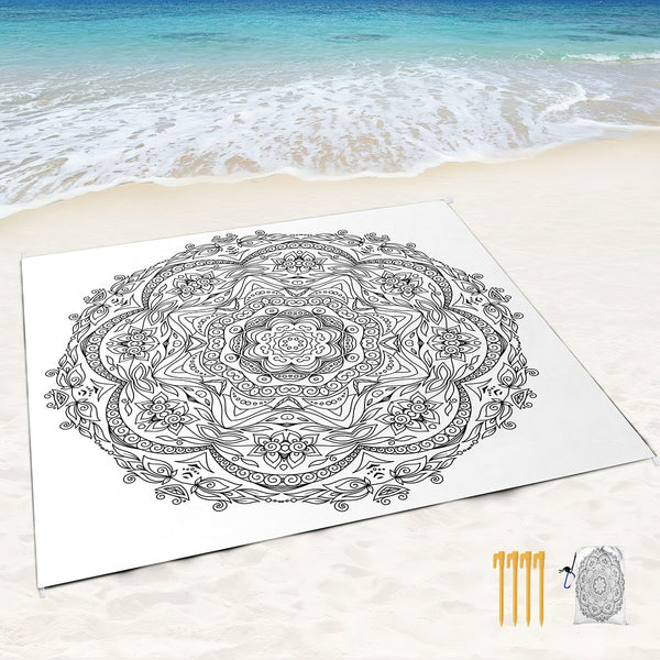 Mandala Beach Blanket-ToShay.org